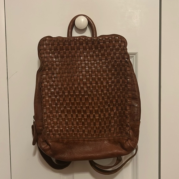 vilenca holland Handbags - Vilenca Holland woven leather backpack